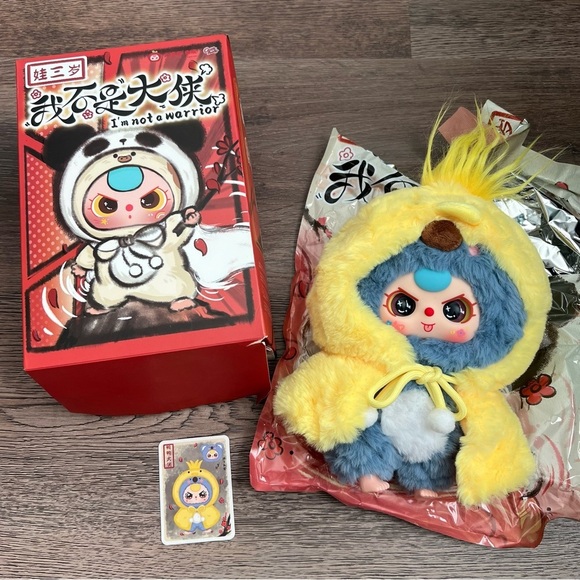 Baby Three Accessories - Baby Three I'm Not A Warrior Plush Series Blind Box Duck Warrior Special Eyes